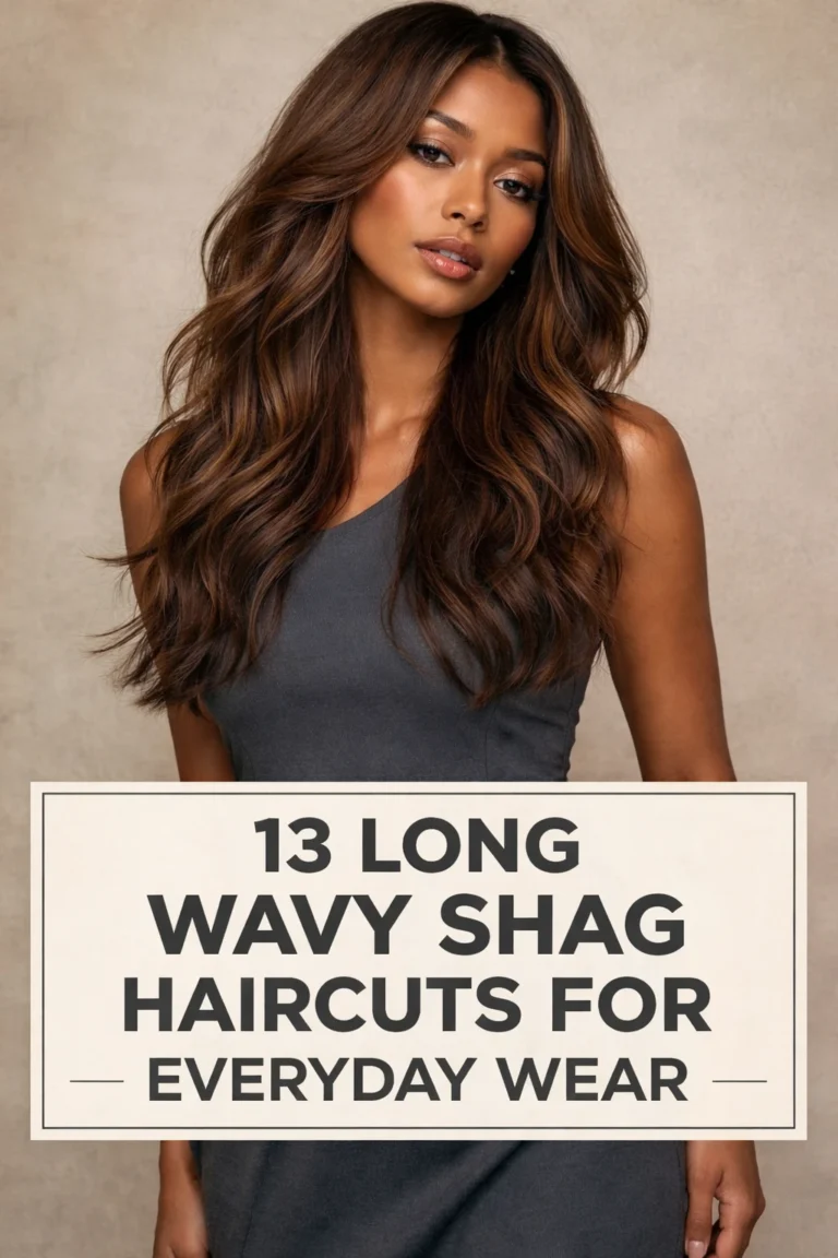 13 Long Wavy Shag Haircuts