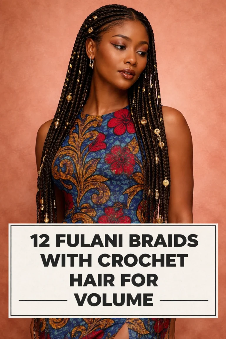 12 Fulani Braids With Crochet Hair