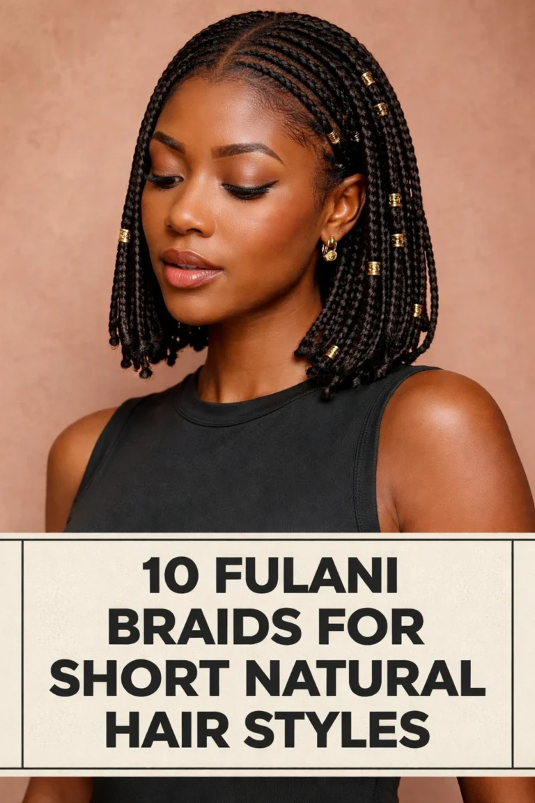10 Fulani Braids for Short Natural Hair