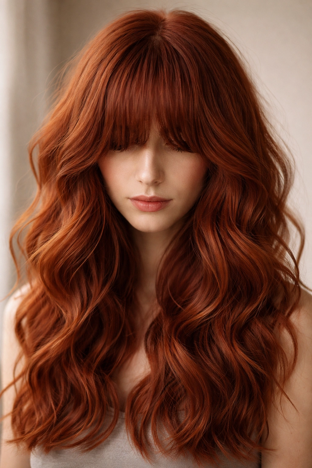 Abstract portrait of red hair textures symbolizing key takeaways