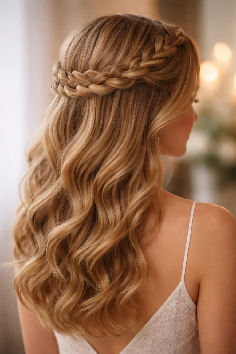 20 Half Up Half Down Formal Styles for Medium Hair