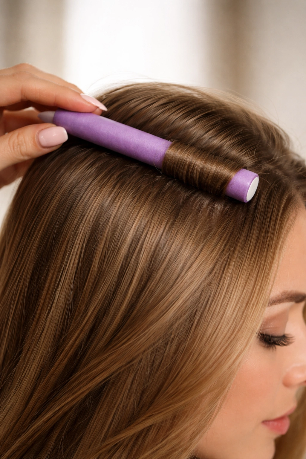 Crown area with root-lift flexi rod creating volume