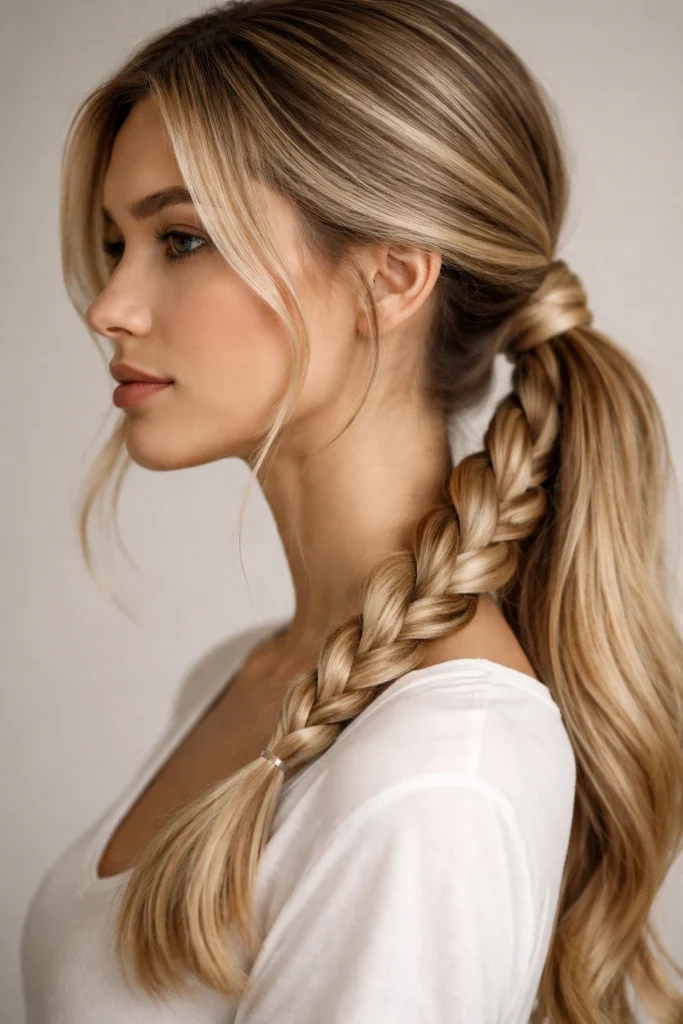 12 Side Braided Ponytails That Stay Put