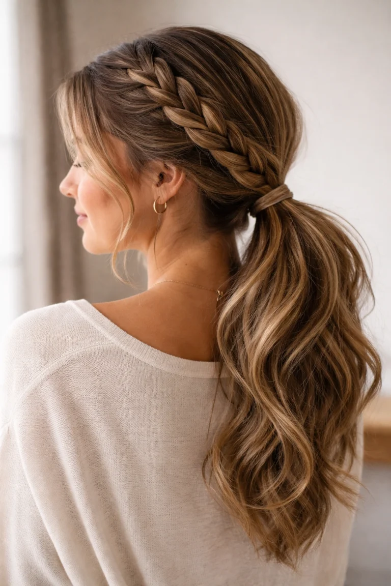12 Double French Braid Ponytails for Beginners