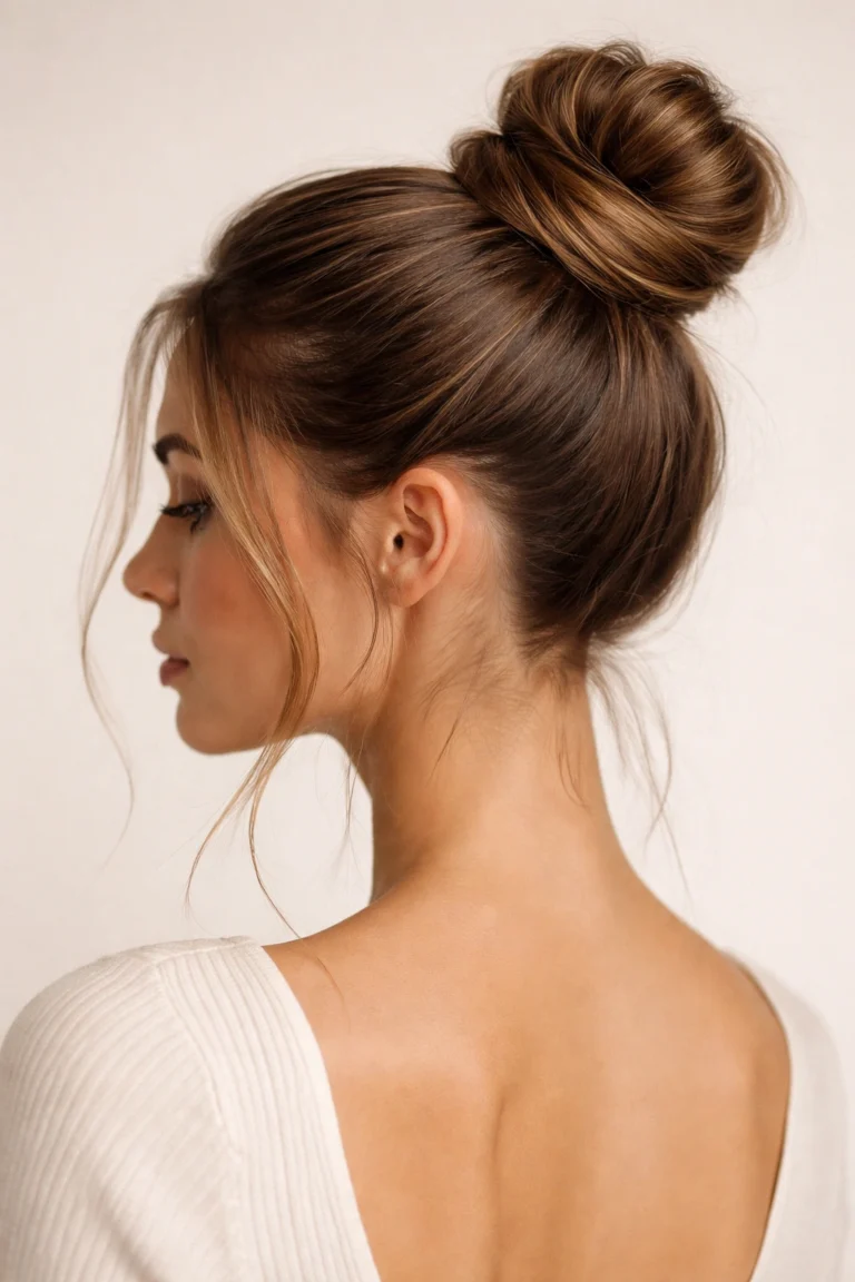 10 Messy Buns for Straight Hair That Work