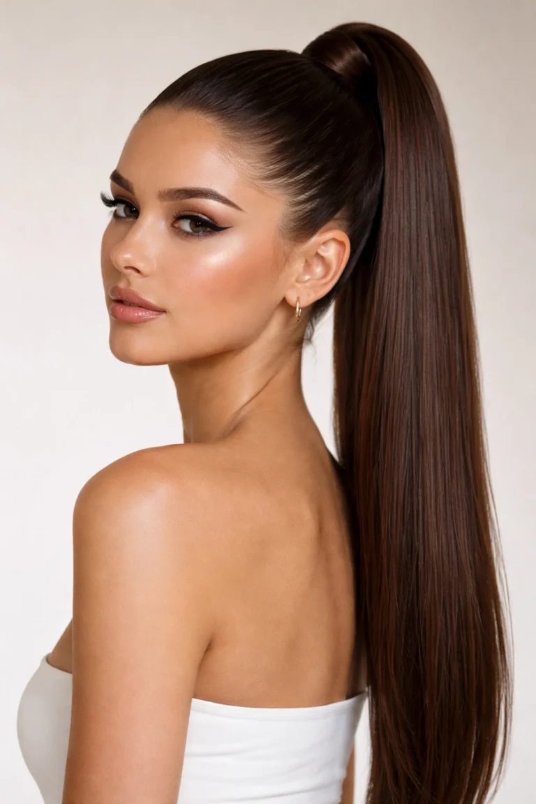 12 High Ponytails for Long Hair