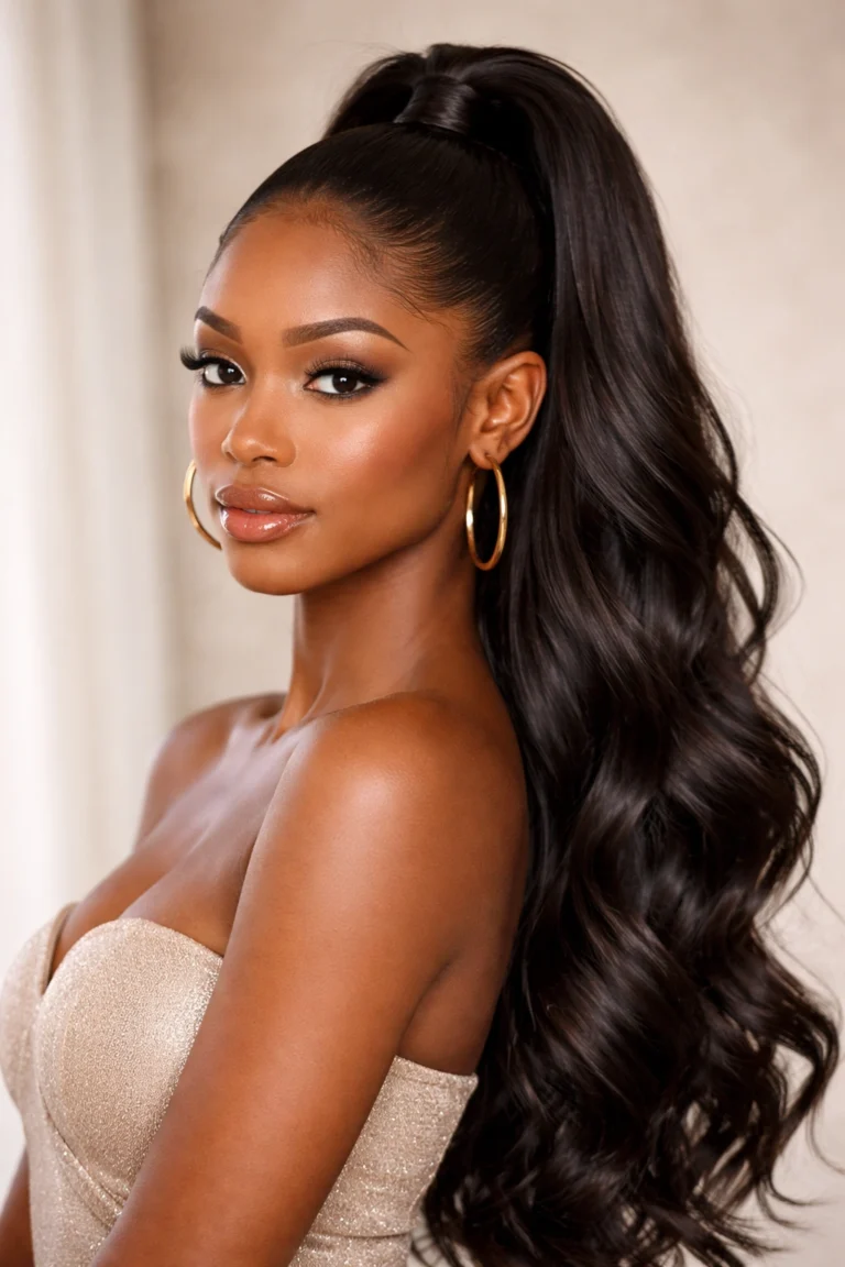 20 Half Up Half Down Party Looks for Black Women