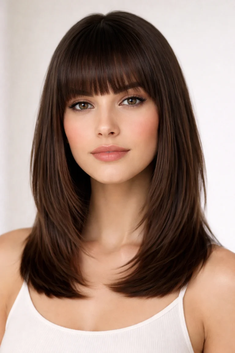10 Shoulder Length Cuts for Straight Hair
