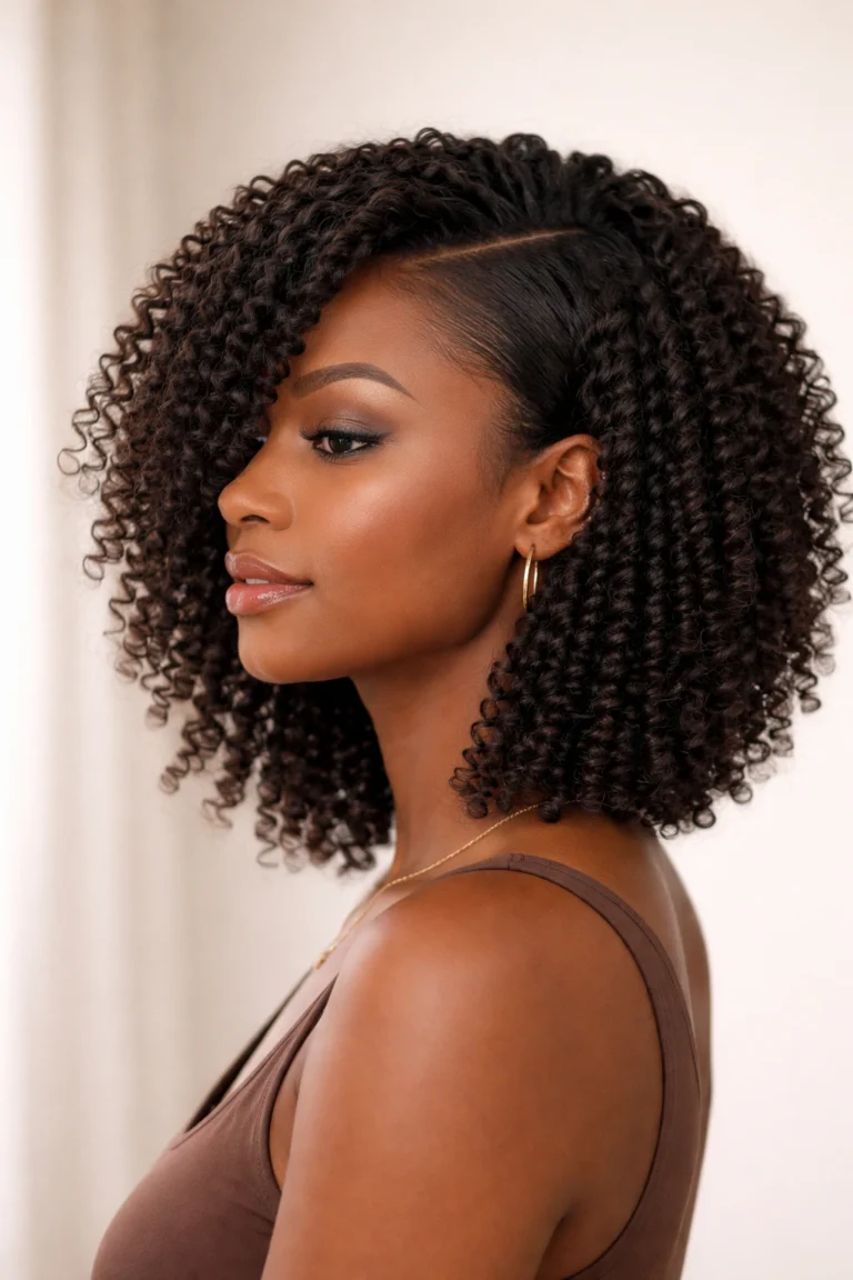 10 Coily Hair Looks for Round Faces