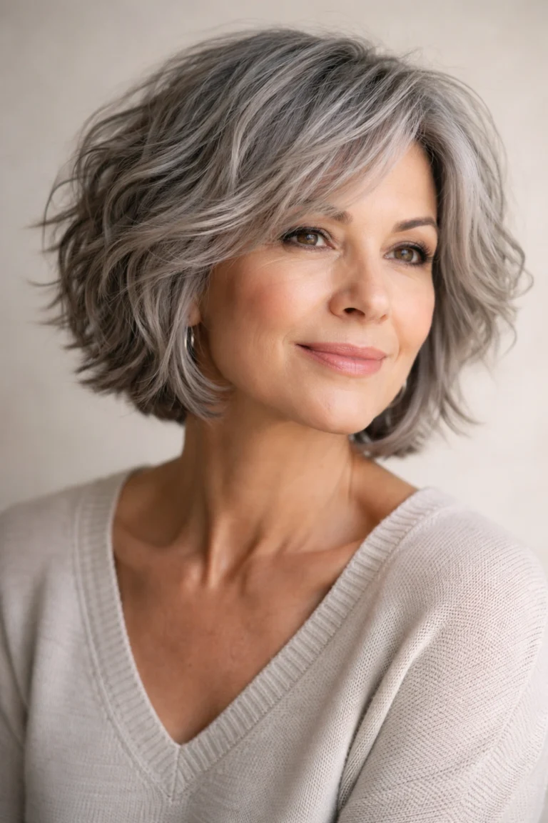 20 Short Wavy Hairstyles for Women Over 50