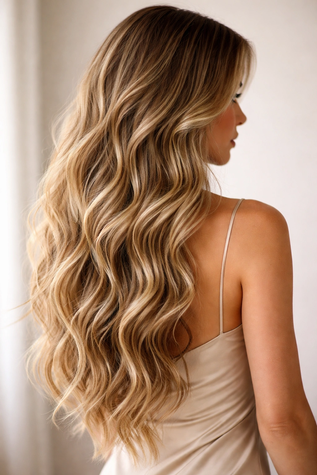 Tousled waves with volume from extensions, seamless blend and length