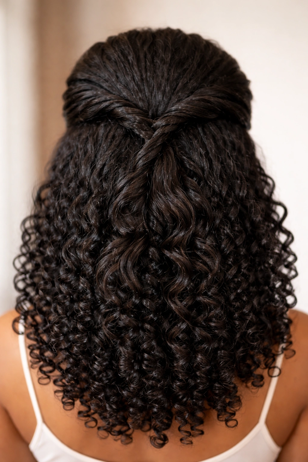 Close-up of The Twisted Double Swoop showing two twisted swoops meeting at the back center