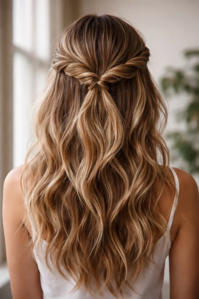 18 Messy Braided Half Up Half Down Styles