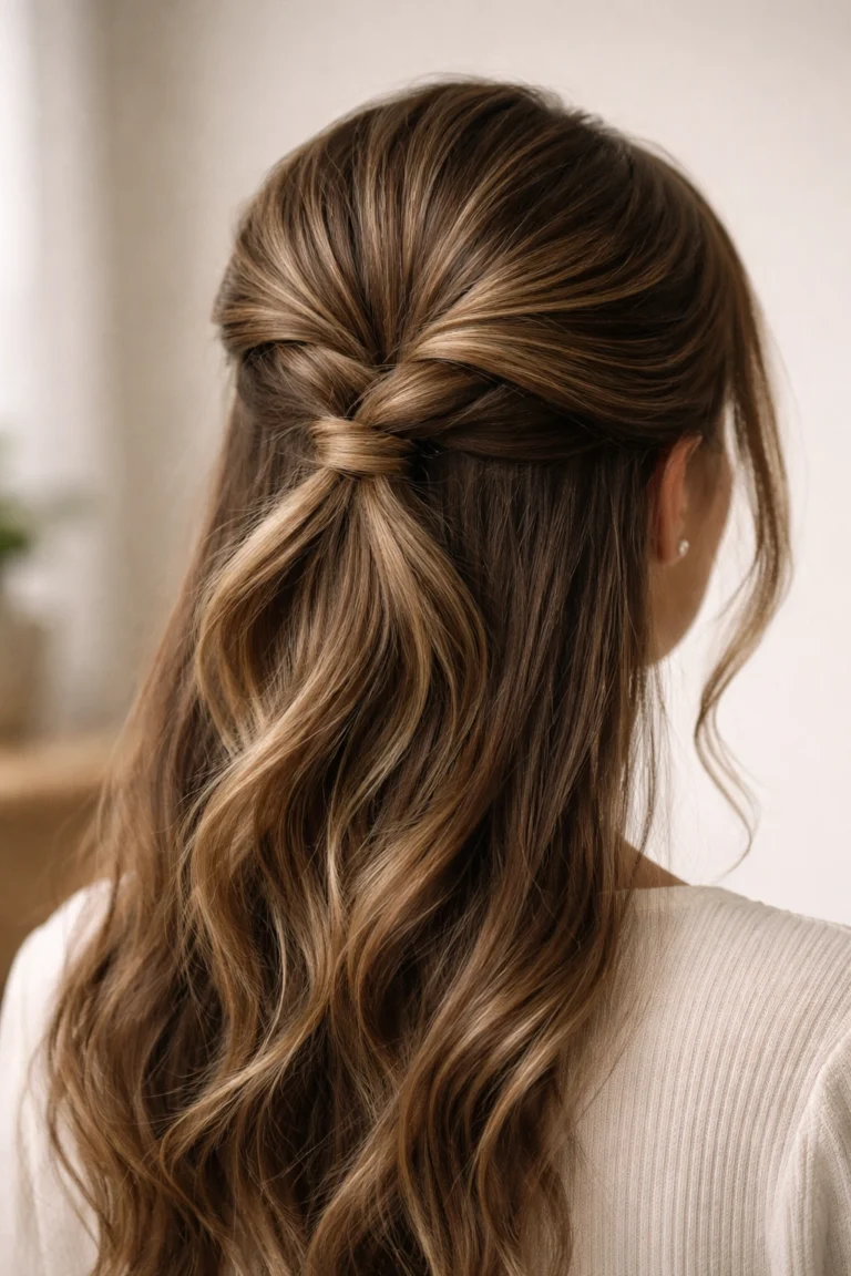 15 Cute Half Up Half Down Bun Styles