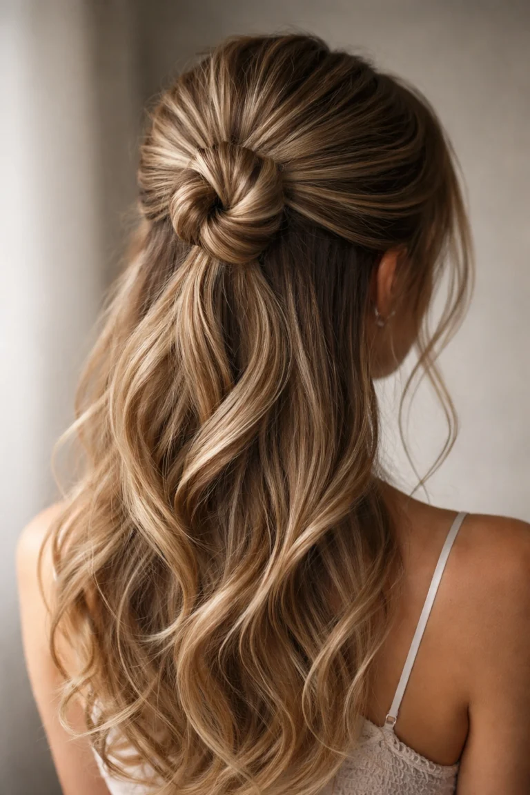12 Half Up Half Down Bun Styles for Homecoming