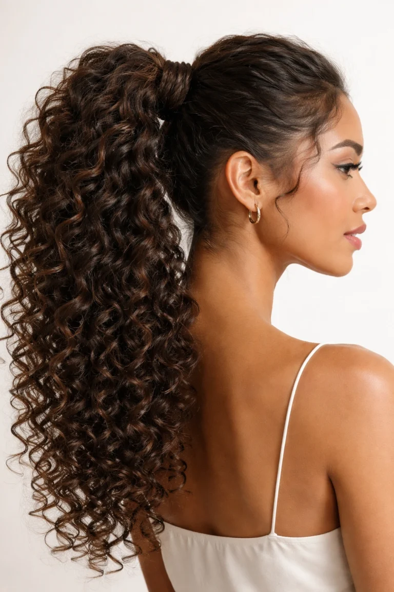 12 Long Ponytails for Curly Hair