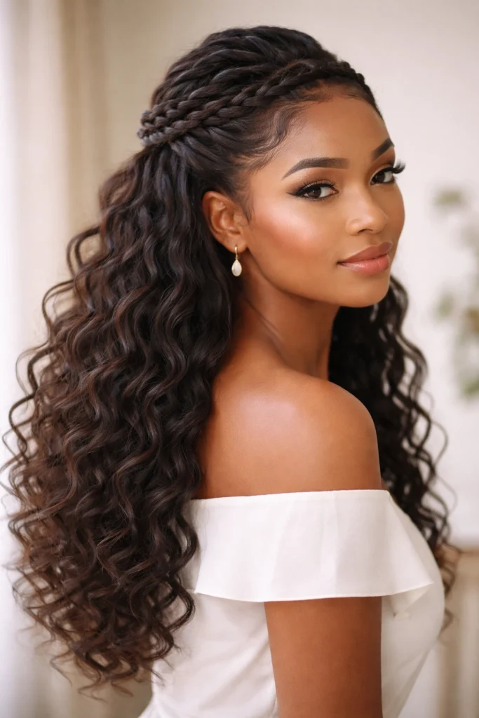 12 Cute Crochet Half Up Half Down Styles