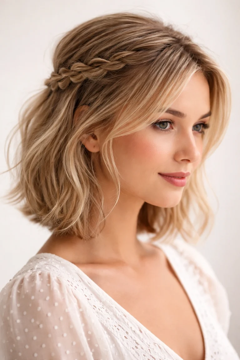 15 Half Up Half Down Looks for Short Fine Hair