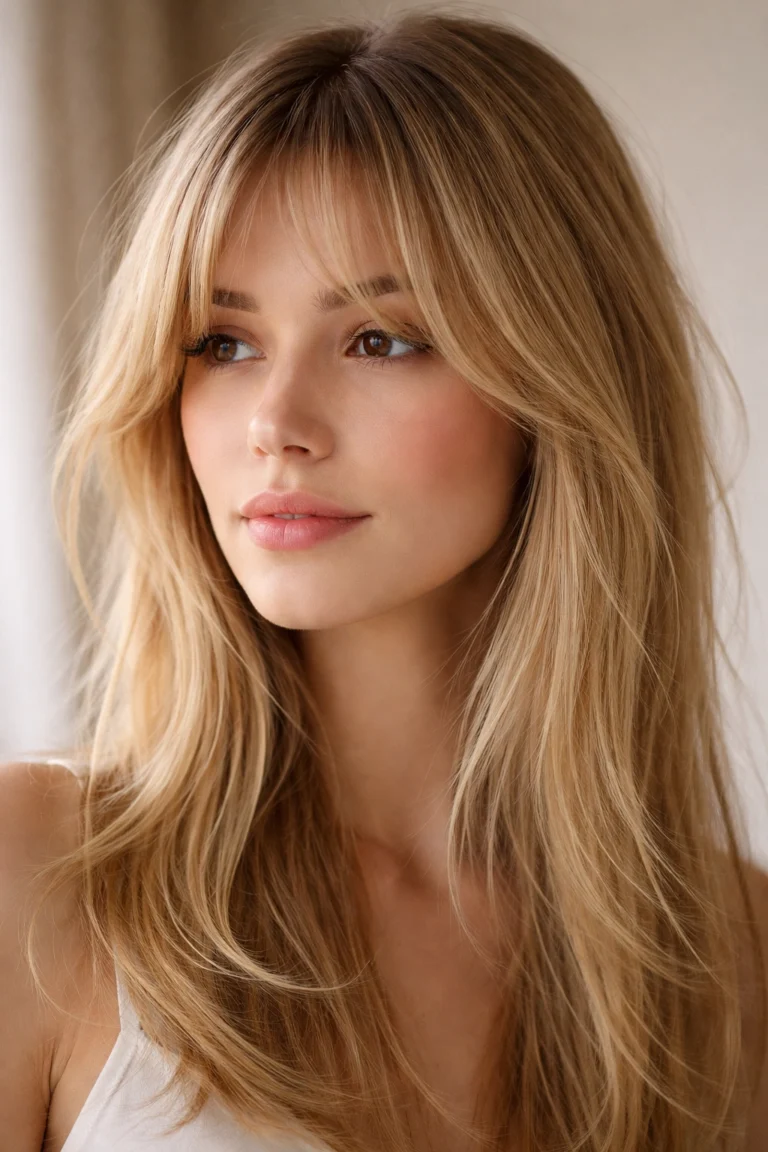 10 Curtain Bangs for Fine Straight Hair