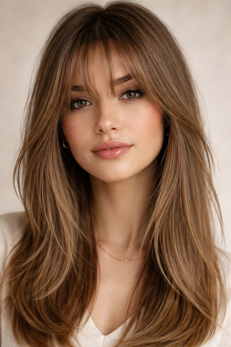 10 Curtain Bangs Styles for Straight Hair