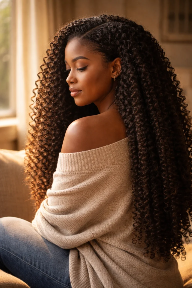 10 Long Coily Hairstyles for Natural Hair