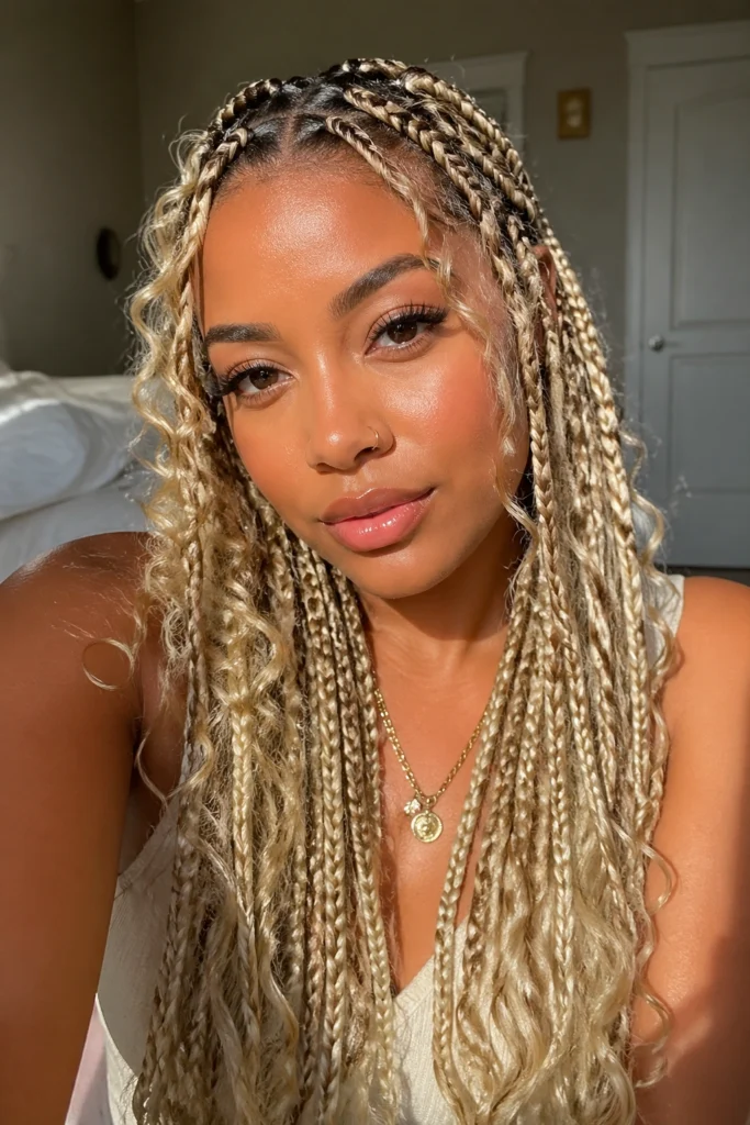 10 Blonde Afro Braid Styles to Try