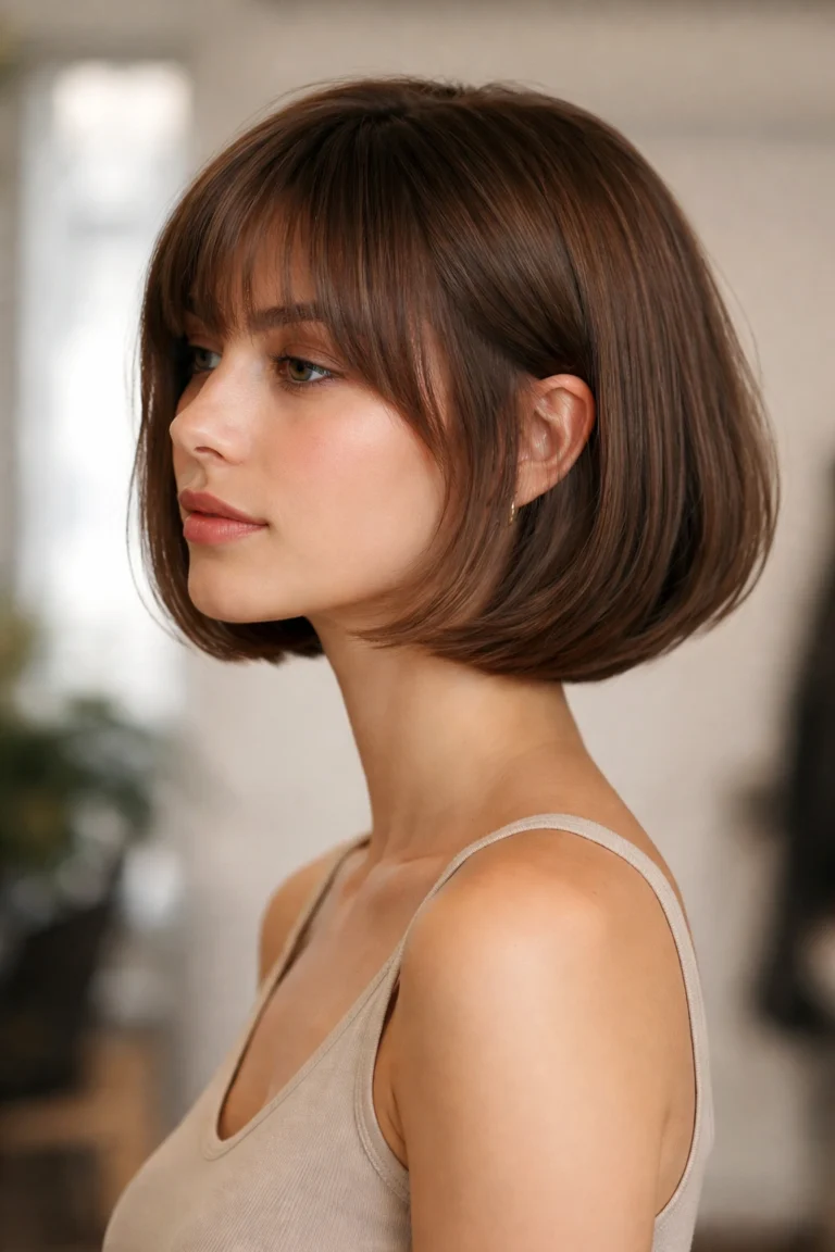 12 Fluffy Bob Cuts With Bangs for Volume