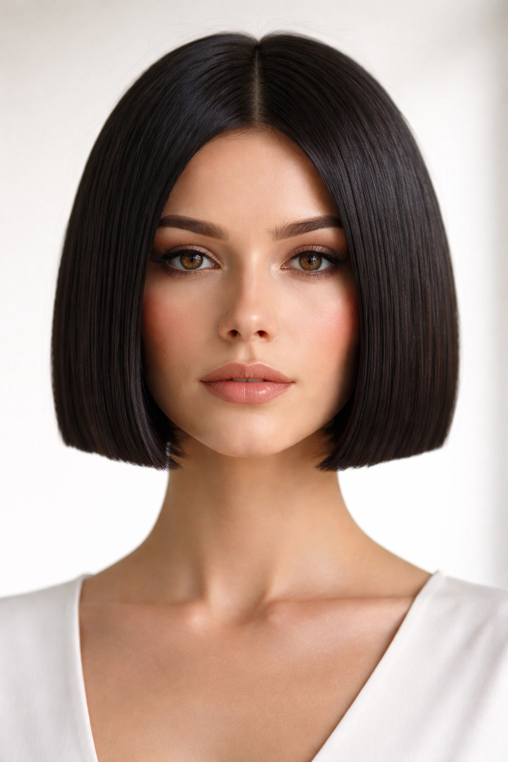 Box bob featuring a square silhouette and strong perimeter