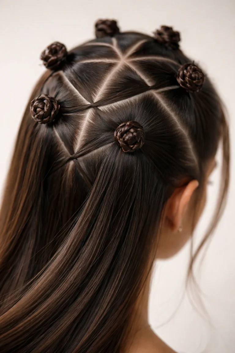 25 Bantu Knot Styles on Straight Hair