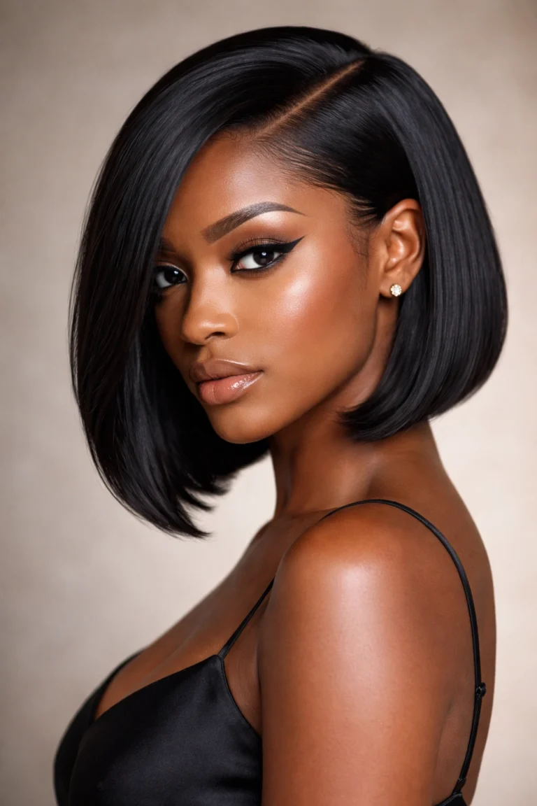 15 Black Bob Cuts That Look Sleek and Sharp