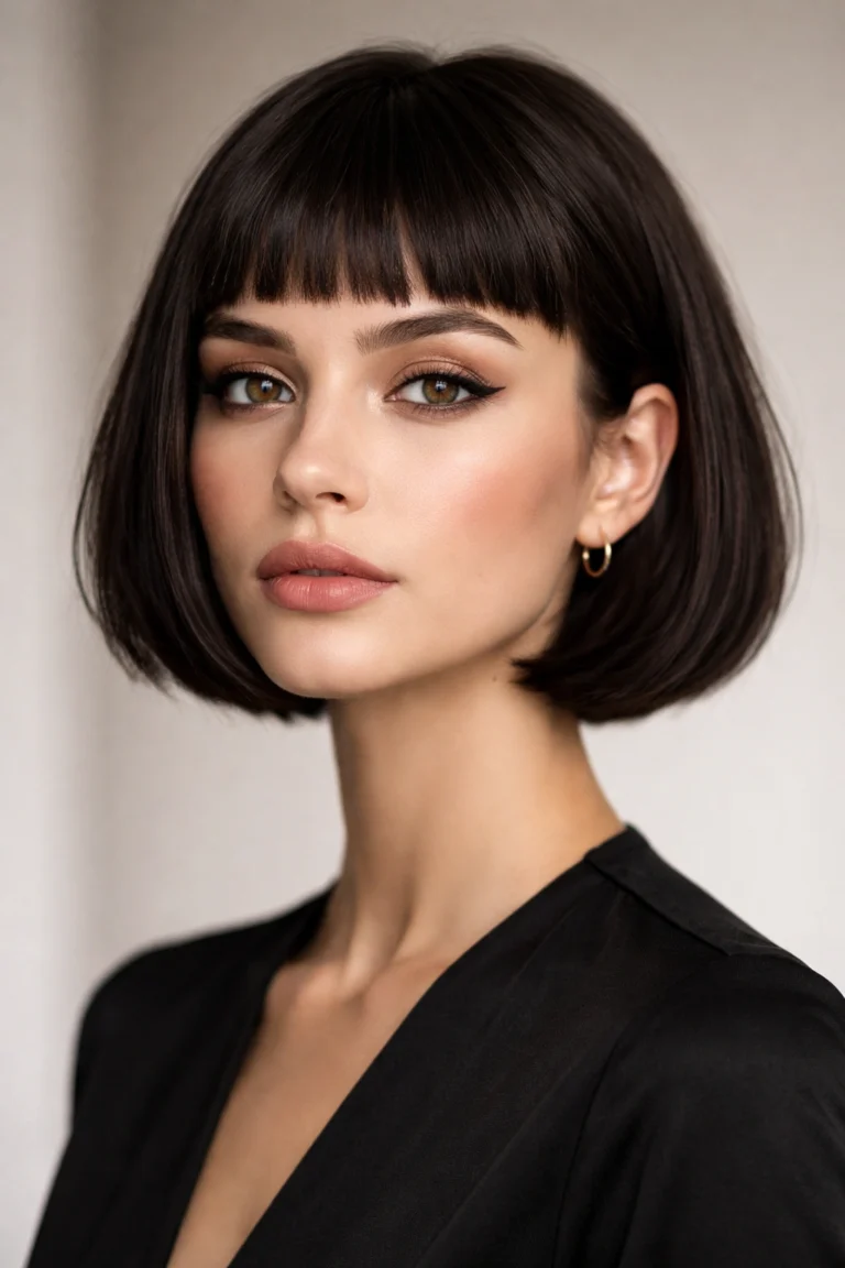12 Dark Brown Bob Cuts That Look Rich