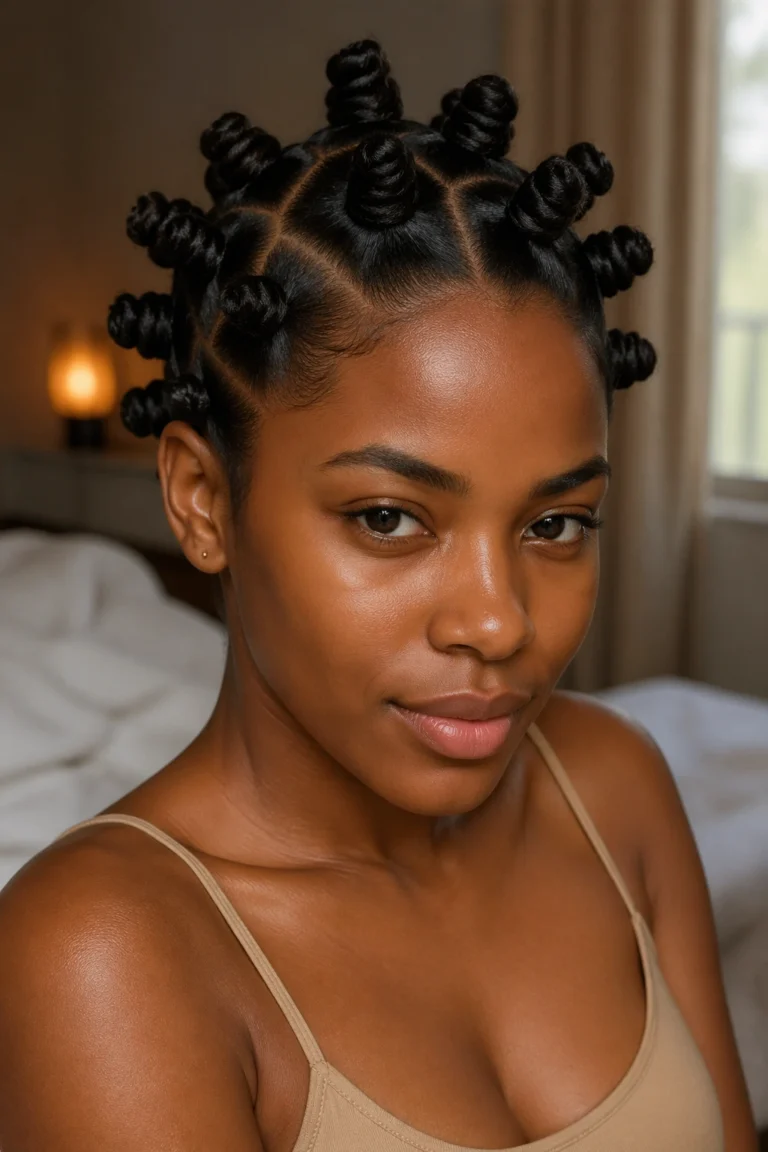 25 Bantu Knot Styles for Long Hair