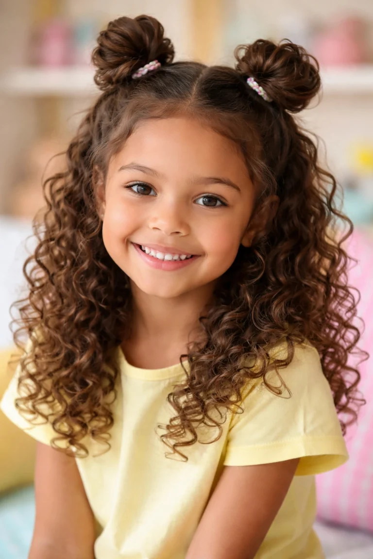 20 Cute Curly Hairstyles for Kids