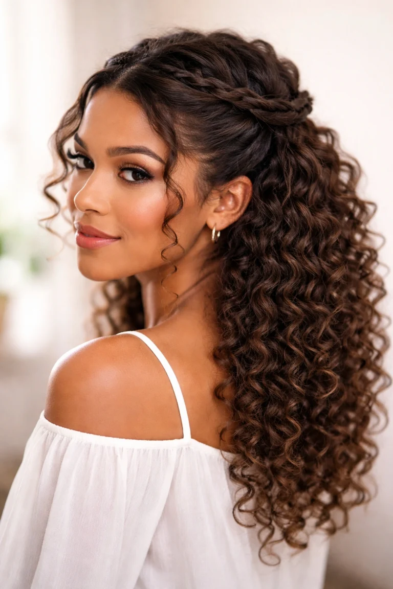 15 Graduation Hairstyles for Curly Hair