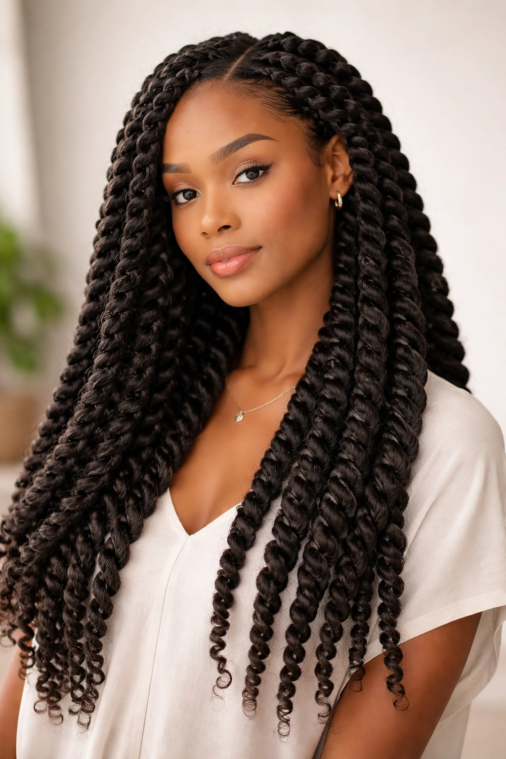 Big Havana twists with a lightweight base and off-center part