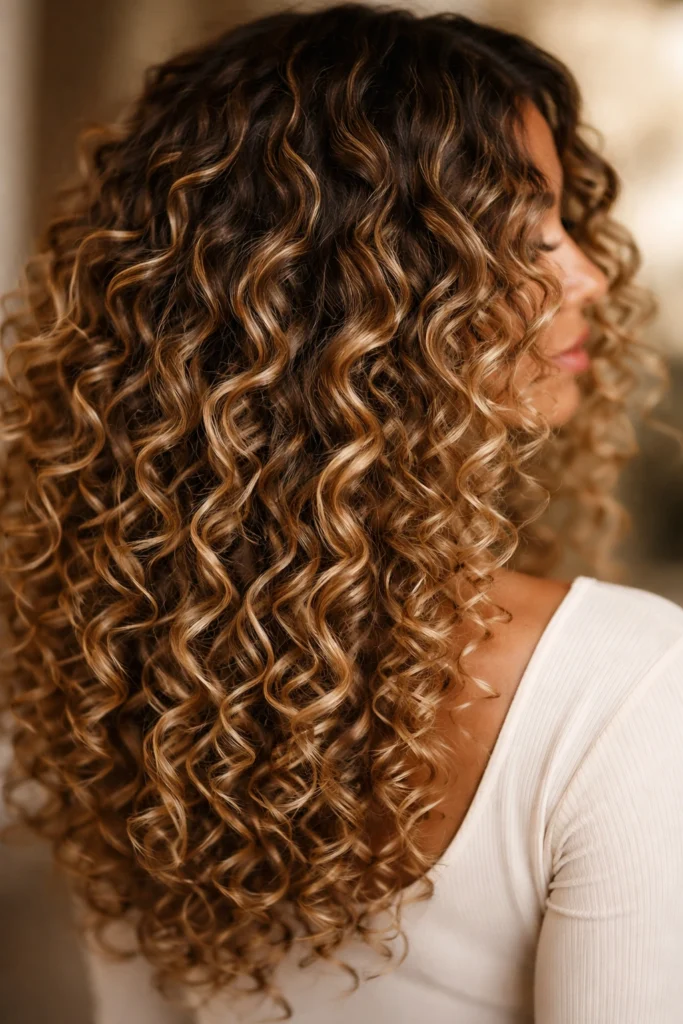 20 Hair Color Ideas for Curly Hair