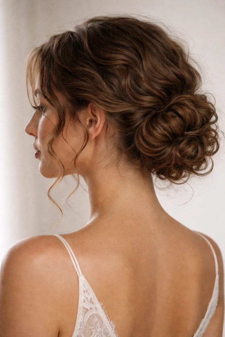 12 Curly Bun Hairstyles for Prom