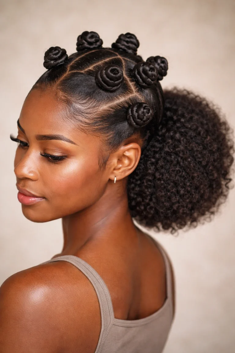 25 Quick Weave Bantu Knot Styles