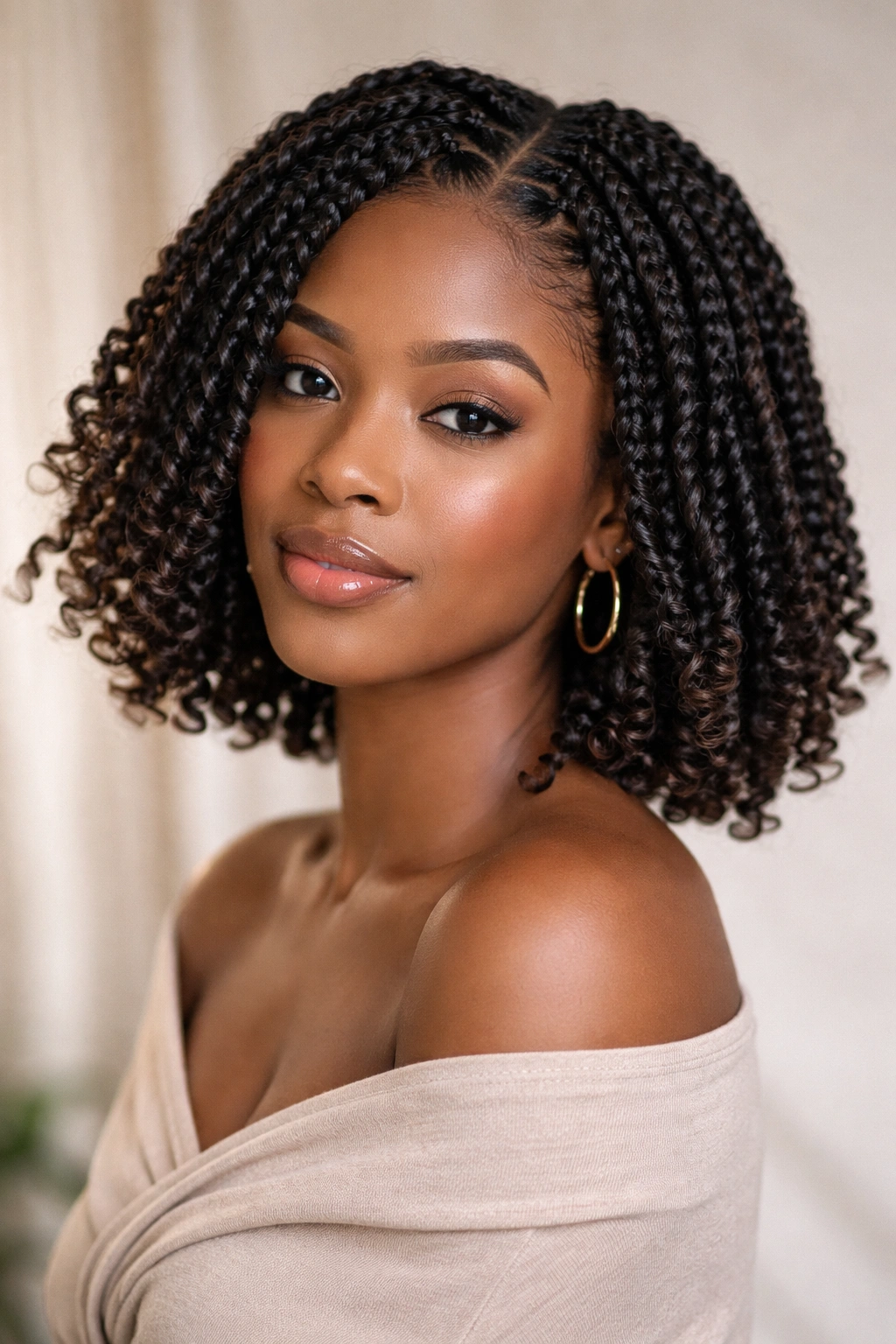 Passion twist bob with soft, swinging ends.