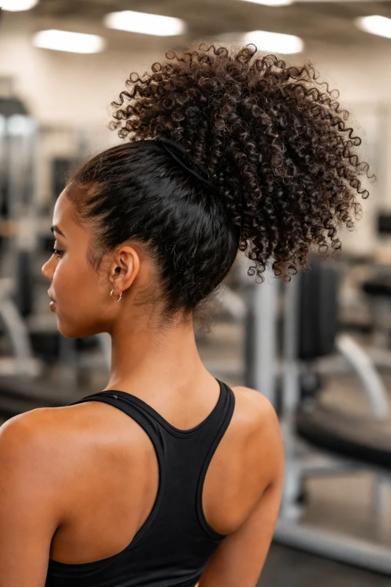 15 Gym Hairstyles for Natural Curly Hair