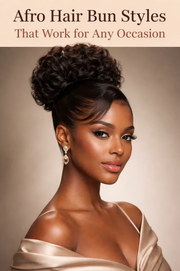 18 Afro Hair Bun Styles for Any Occasion