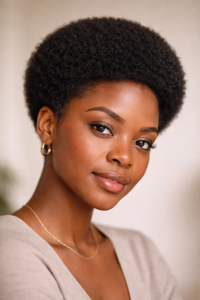 12 Short Afro Styles for 4C Hair