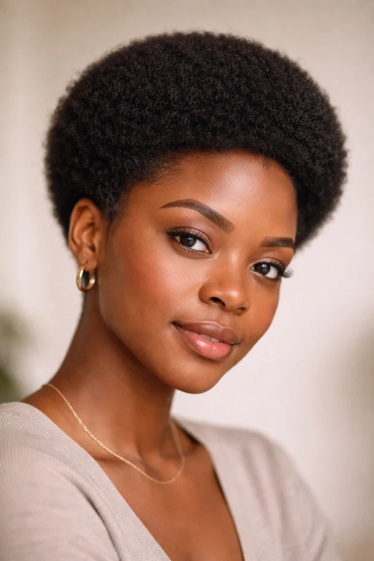 12 Short Afro Styles for 4C Hair