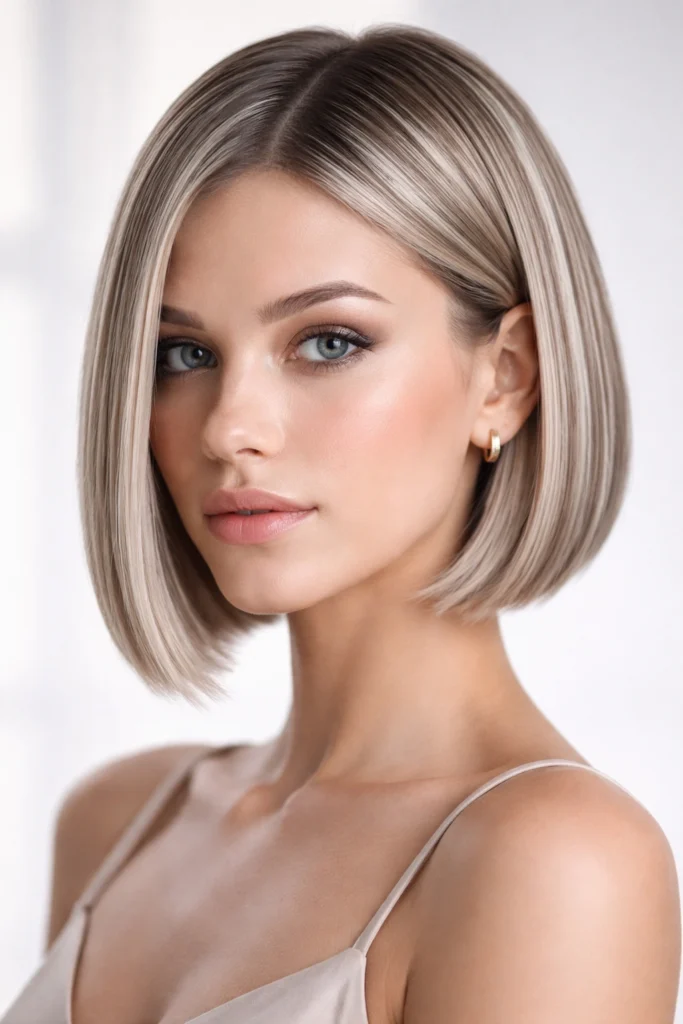 12 Ash Blonde Bob Cuts With Highlights