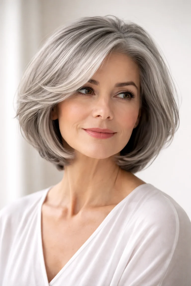 10 Grey Bob Cuts That Look Stylish