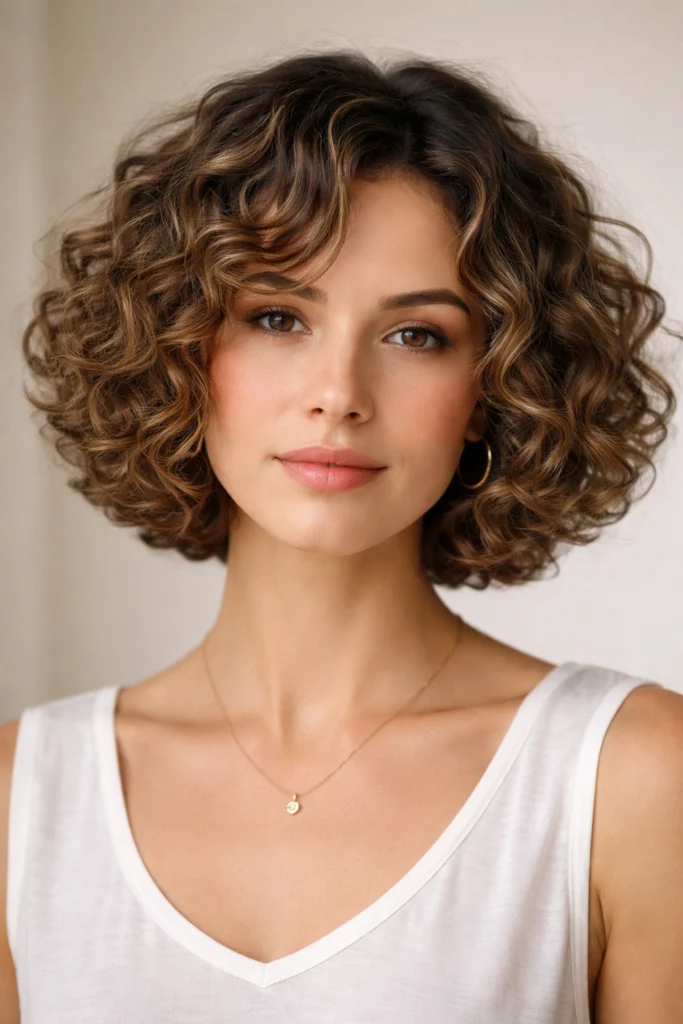 15 Layered Bob Haircuts for Curly Hair