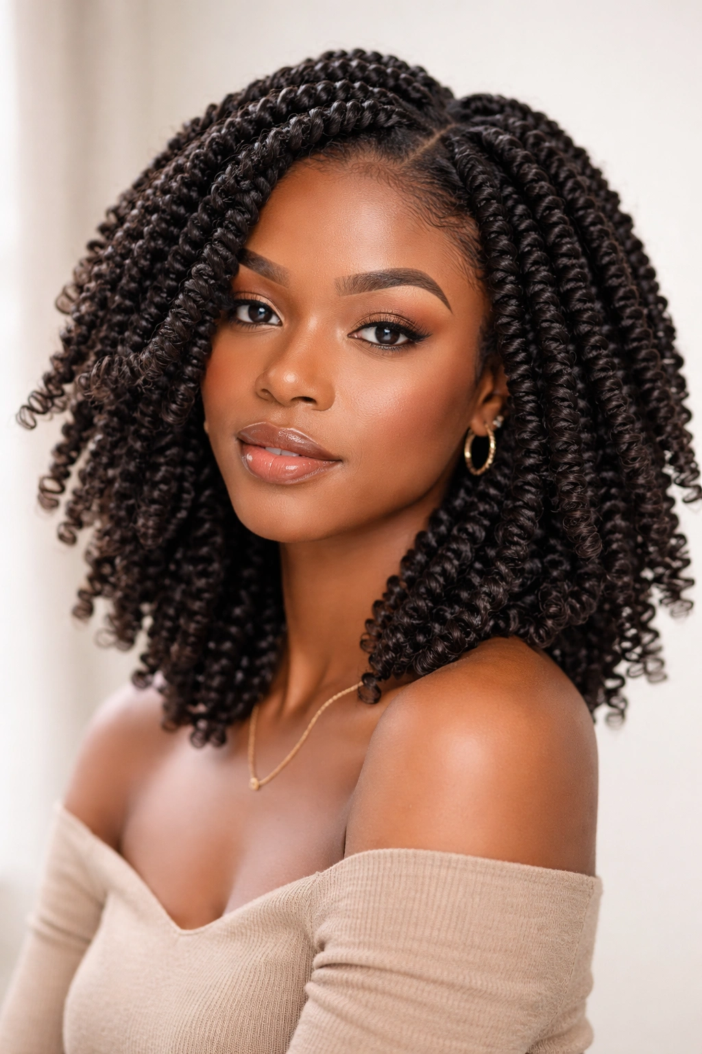 Close-up of Spring Twists with bouncy coils