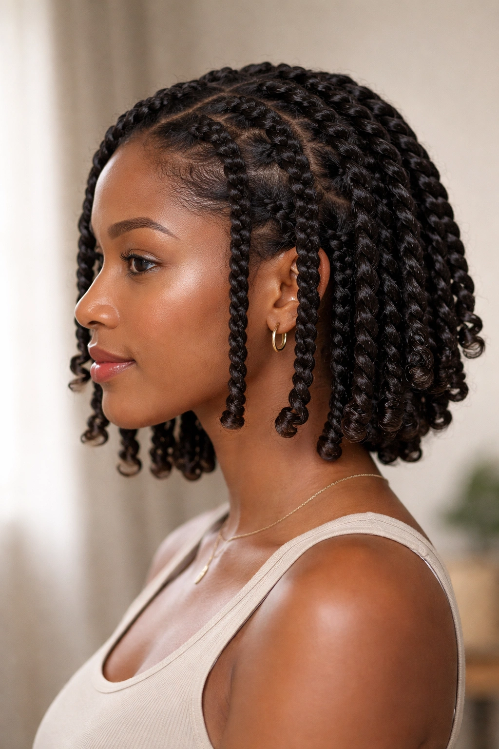 Two-strand twists travel-friendly curls durable