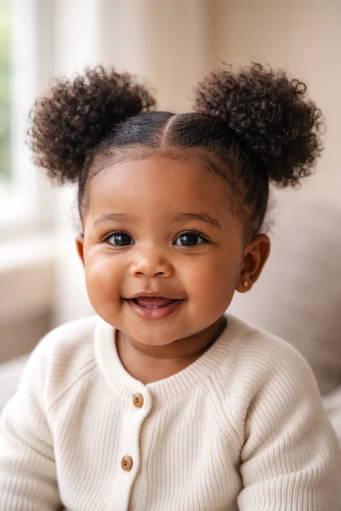 12 Cute Afro Hairstyles for Baby Girls