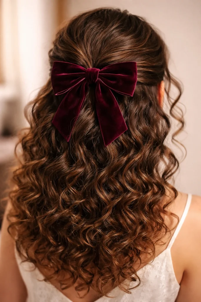 15 Half-Up Prom Hairstyles for Curly Hair